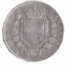 1875 - 5 Lire Argento Italia Vittorio Emanuele II Roma MB+